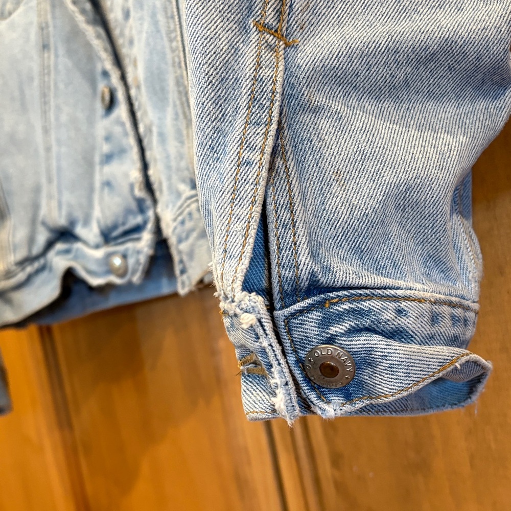 Handmade Patchwork Denim Jacket with Vintage Jean… - image 8